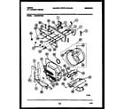 Gibson WL24F4WYMB control, drum and blower parts diagram