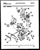 Blower, idler arm clutch and motor parts