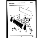 Gibson WA27S1WXFB console and control parts diagram