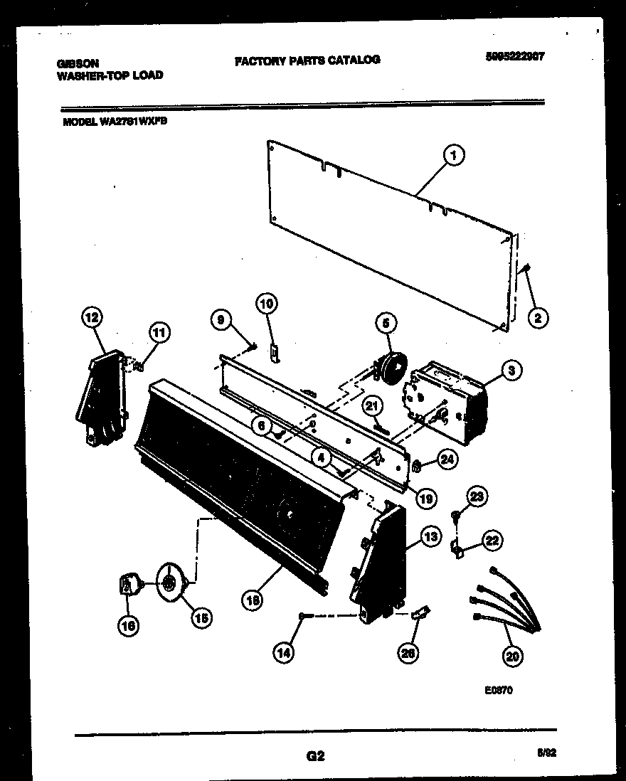 Console and control parts