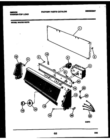 Console and control parts