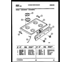 Gibson CGC4M6WXF cooktop parts diagram