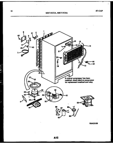 System and automatic defrost parts
