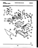 Blower, idler arm clutch and motor parts