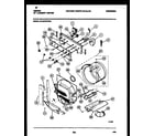 Gibson WL24F4WYMA control, drum and blower parts diagram