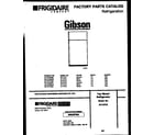 Gibson RT17F7YX4B cover page diagram