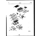 Gibson RT17F7WX4C shelves and supports diagram