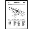 Gibson CGC3M4WXD broiler drawer parts diagram