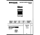 Gibson CGC3M6DXF cover page diagram
