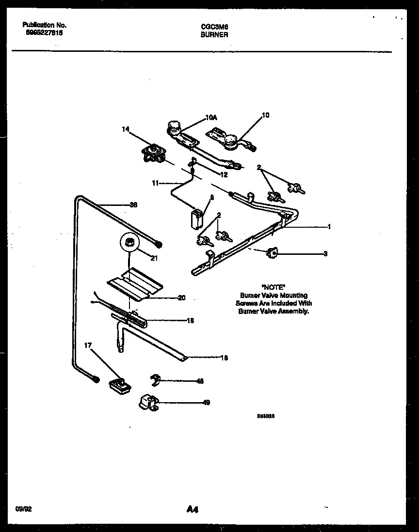 BURNER PARTS