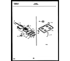 Gibson CGC3M6DXF cooktop and broiler drawer parts diagram