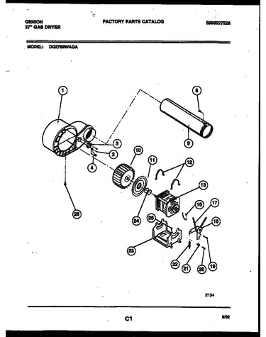 Blower and drive parts