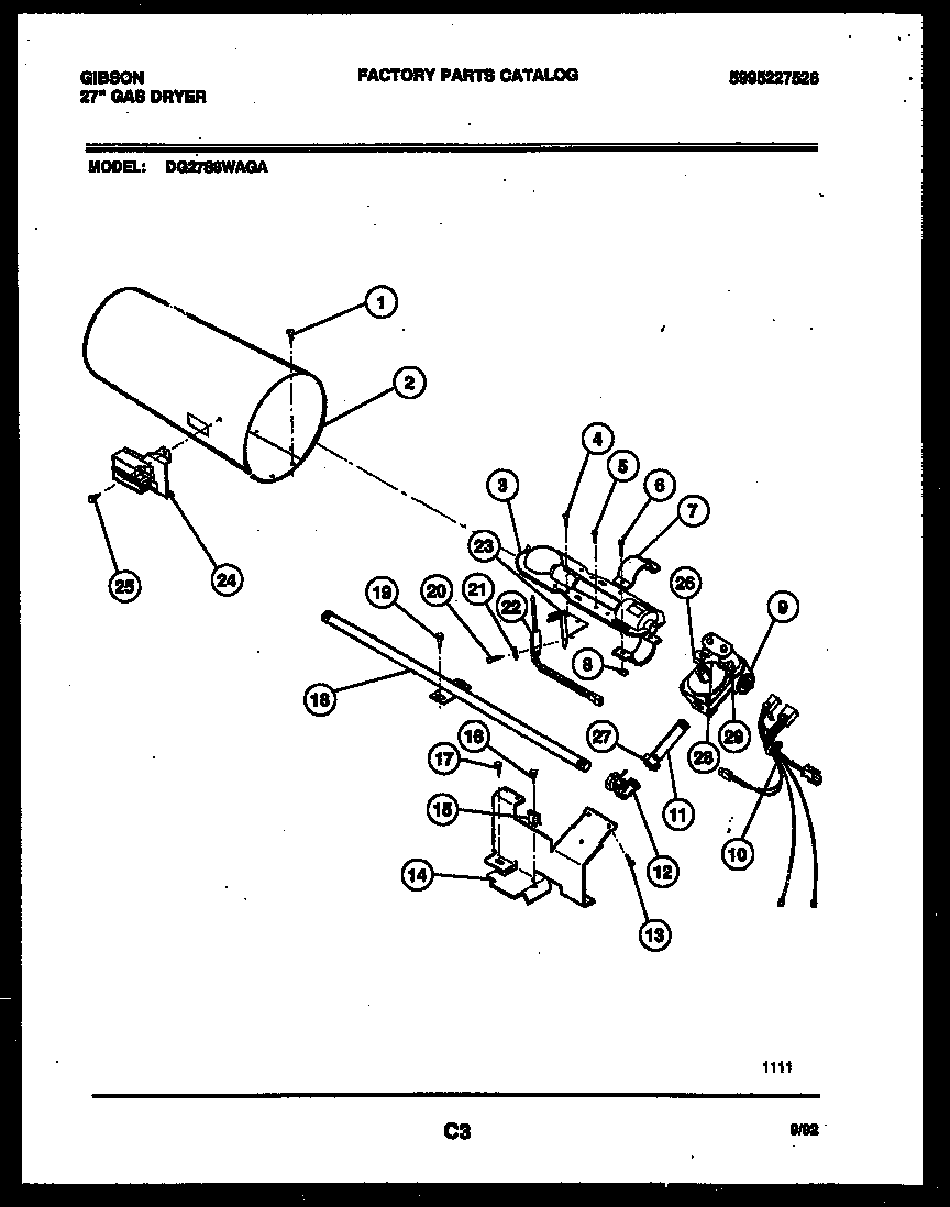 BURNER, IGNITER AND VALVE