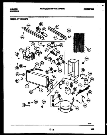 System and automatic defrost parts
