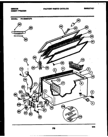 Chest freezer parts