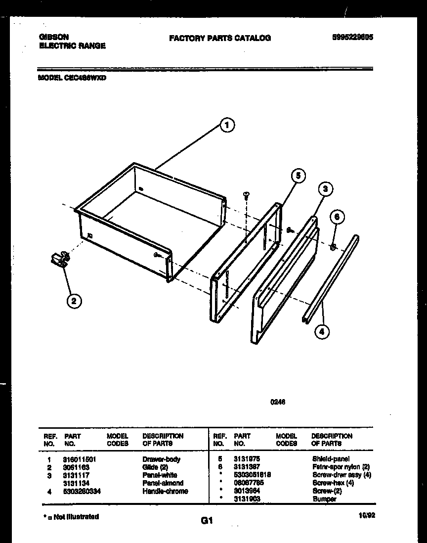 Drawer parts