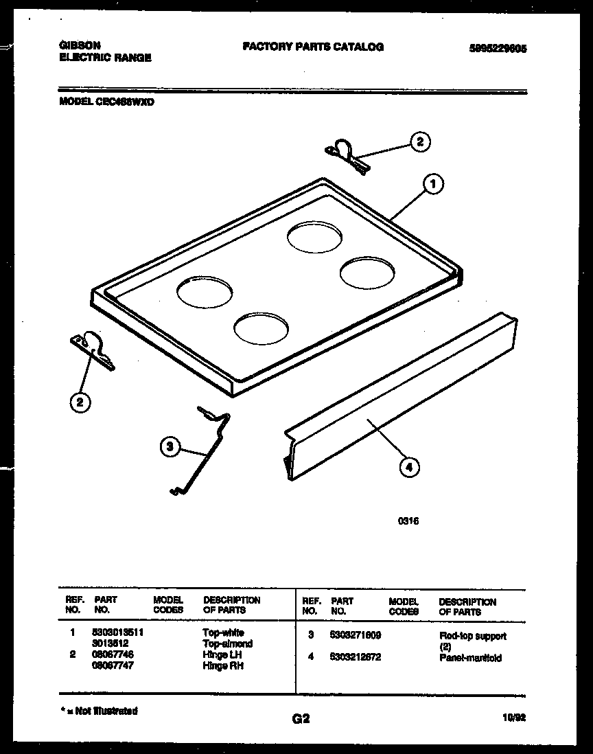 Cooktop parts