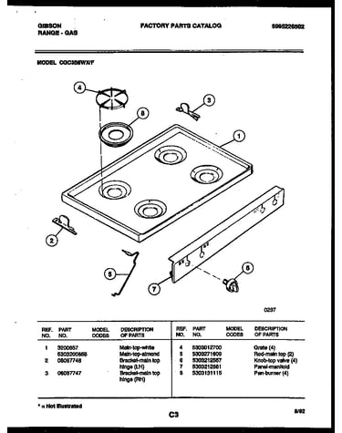 Cooktop parts