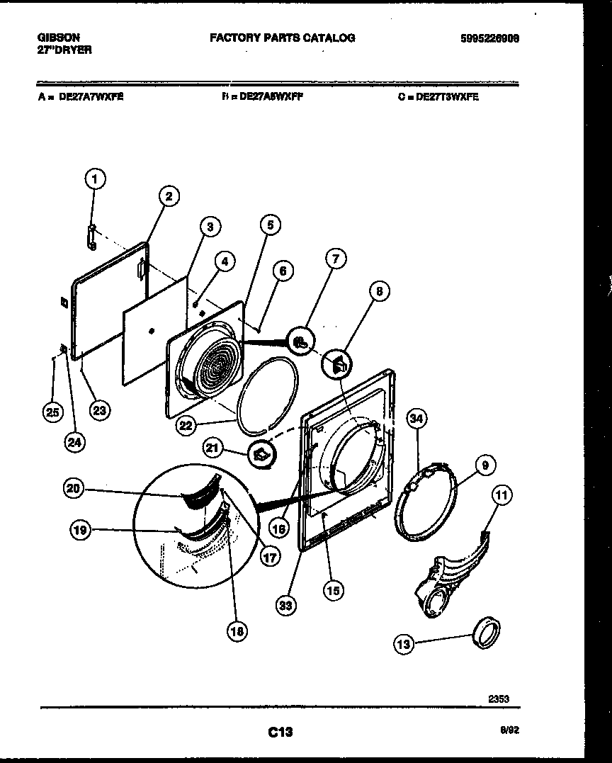 Door parts