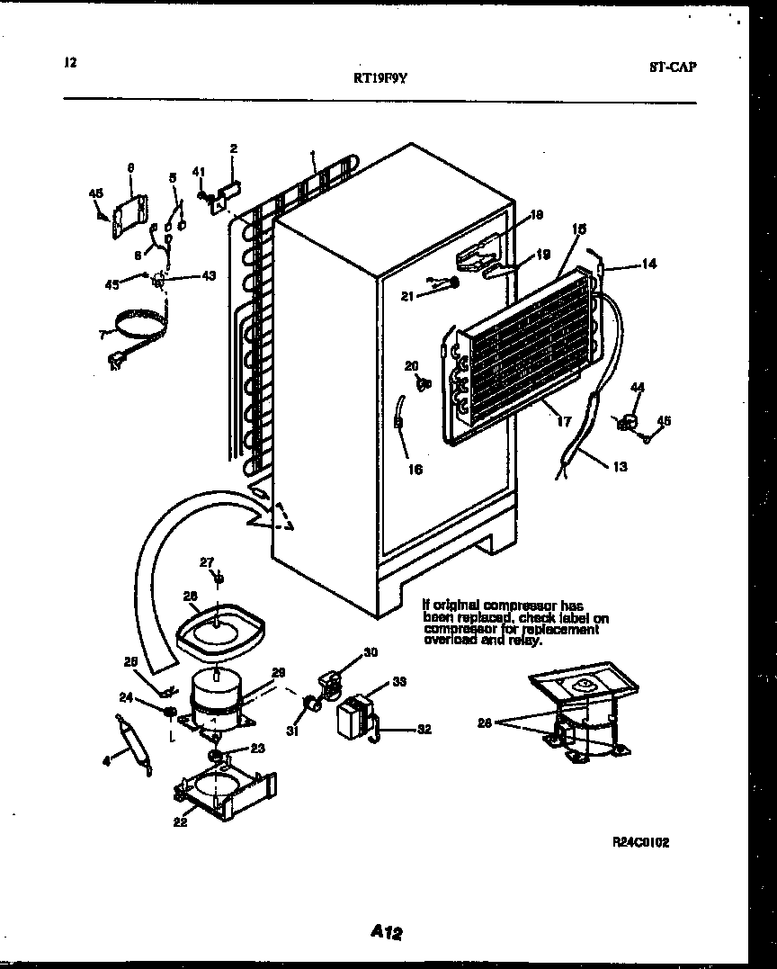 System and automatic defrost parts