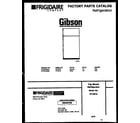 Gibson RT19F7DX3C cover page diagram