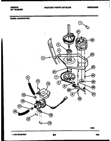 Motor and idler arm clutch