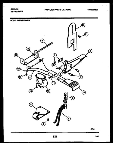 Portable washer components
