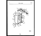 White-Westinghouse GTN181WL0 cabinet parts diagram