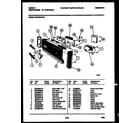 Gibson SP18D5KYGB console and control parts diagram