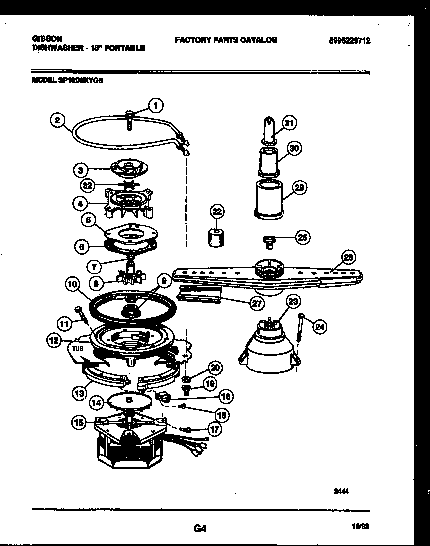MOTOR PUMP PARTS