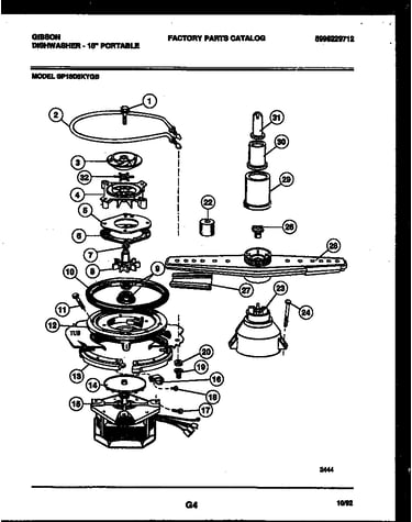Motor pump parts