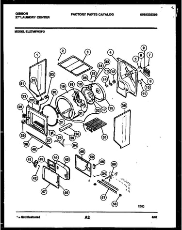 Cabinet and component parts