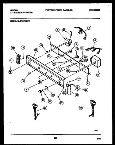 Console and control parts