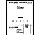Gibson RT15F5YX4B cover page diagram