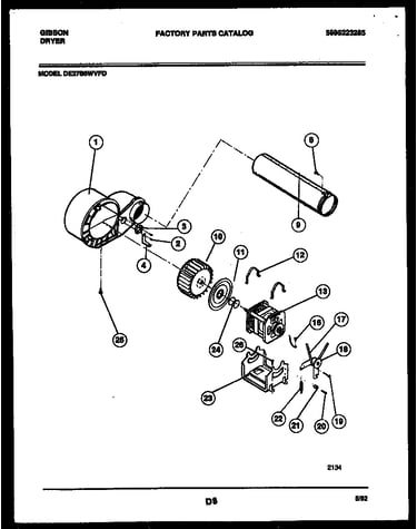 Blower and drive parts