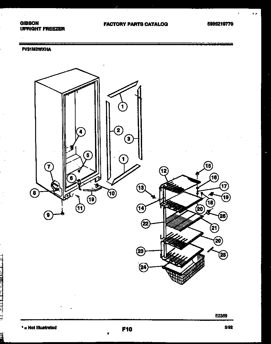 Cabinet parts