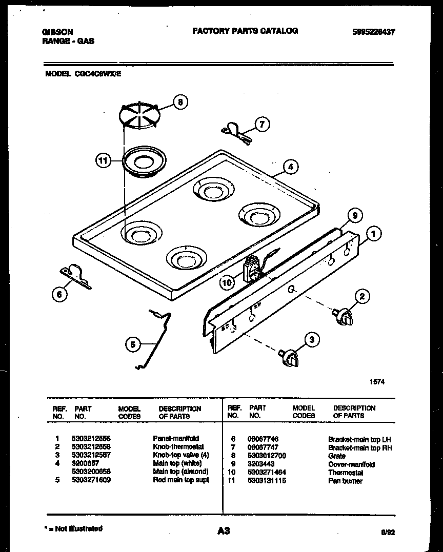 Cooktop parts