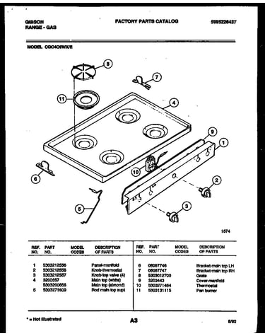 Cooktop parts