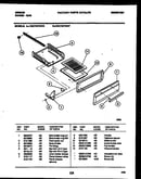 Broiler drawer parts