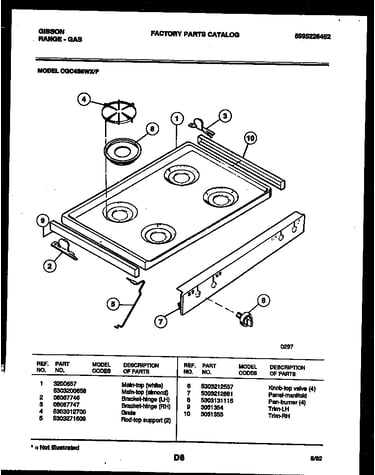 Cooktop parts