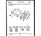 Gibson CGC4S8WXF drawer parts diagram