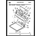 Gibson DG27A5WXFE console and control parts diagram
