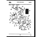 Gibson FV16F5WXFD system and automatic defrost parts diagram