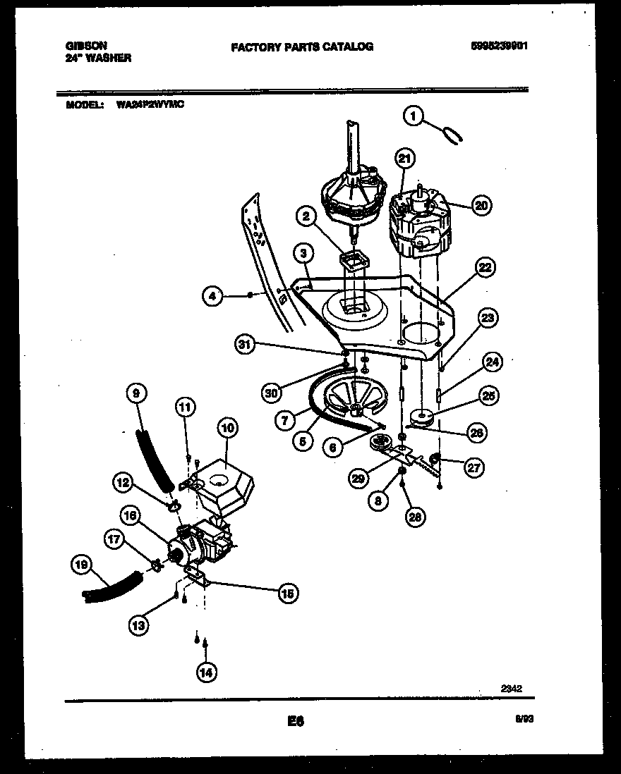 Motor and idler arm clutch