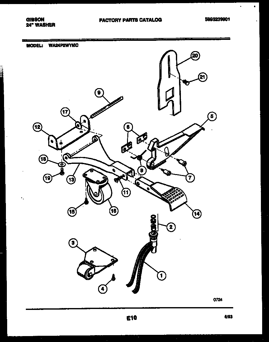 Portable washer components