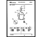 Gibson GAL108T1A1 compressor parts diagram