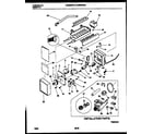 Gibson GRS22WRAD0 ice maker and installation parts diagram