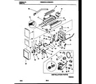Gibson GRS24WRAW0 ice maker and installation parts diagram