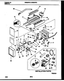 Ice maker and installation parts