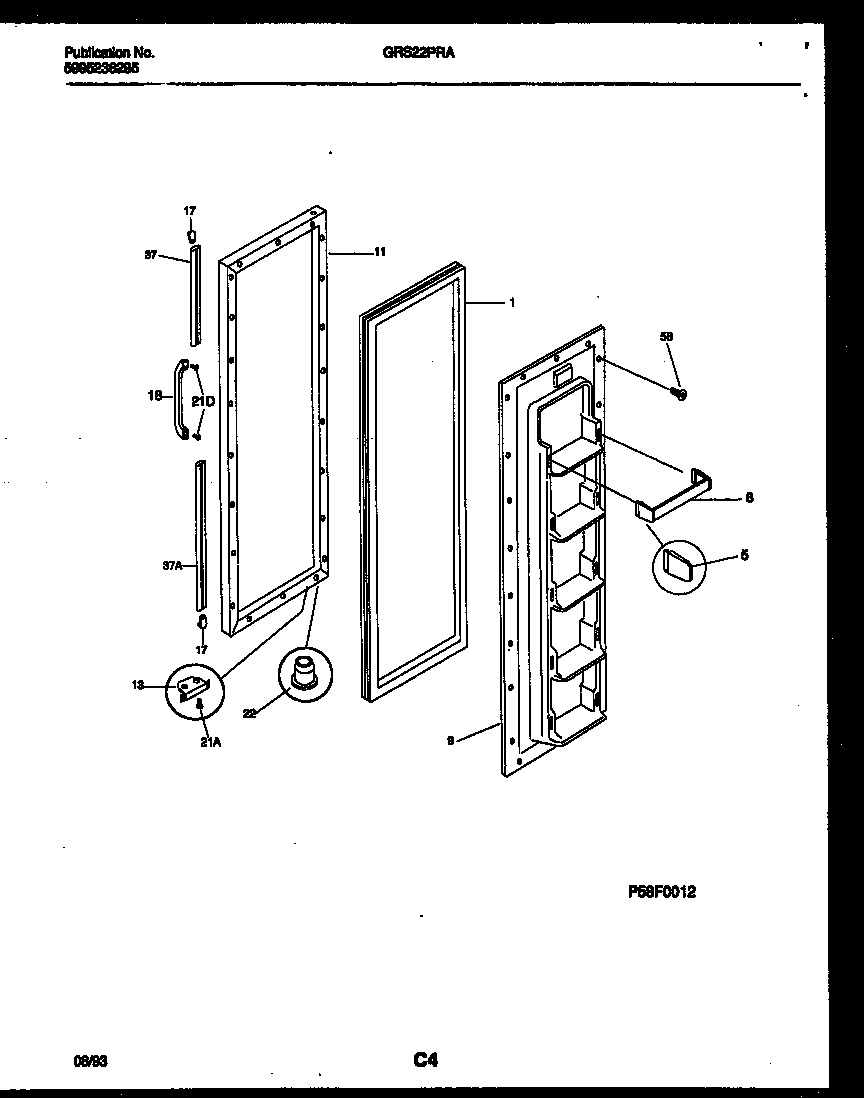 FREEZER DOOR PARTS